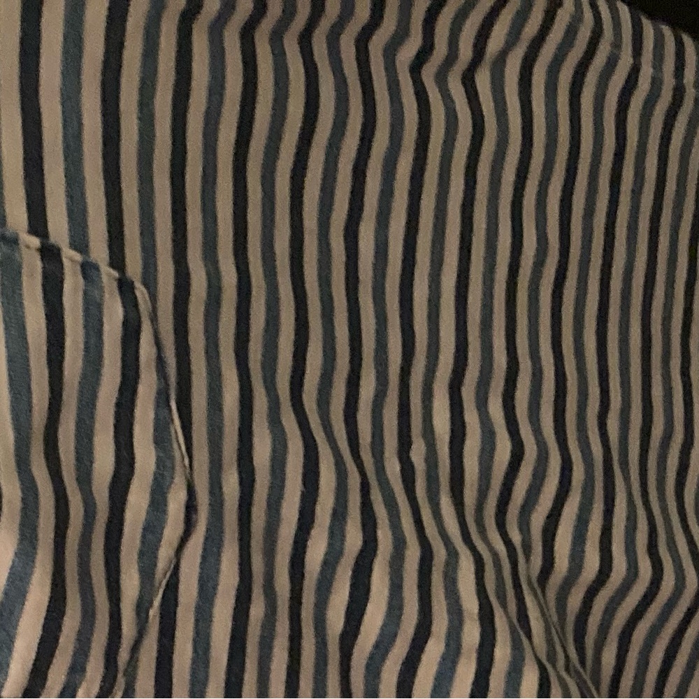 Scotch & Soda Blue and White Striped Shirt